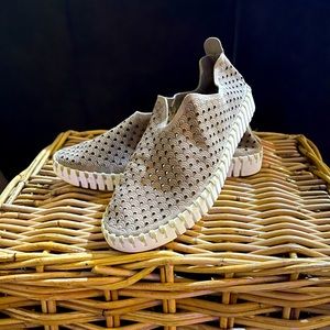 ILSE JACOBSEN Tulip 139 Slip On Shoes Tan/Khaki 37